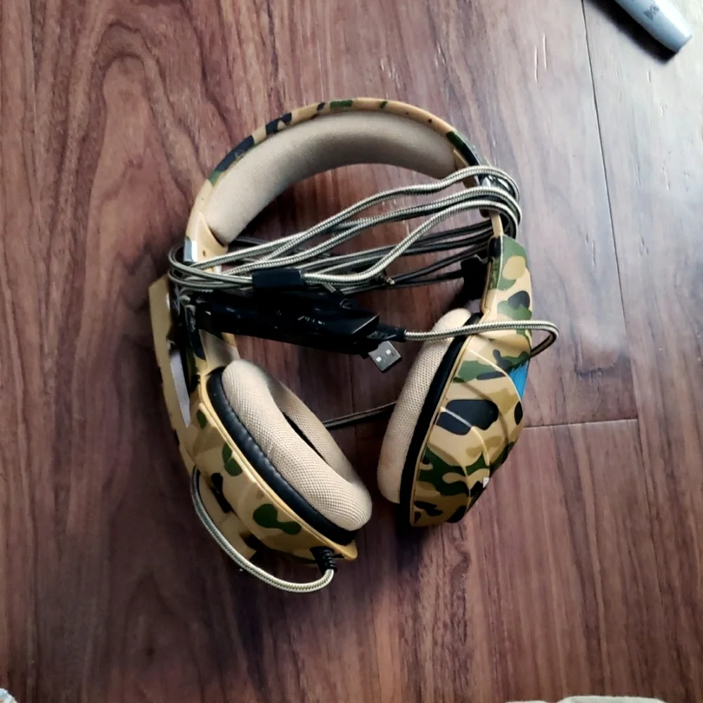 Camouflage Gaming Headset